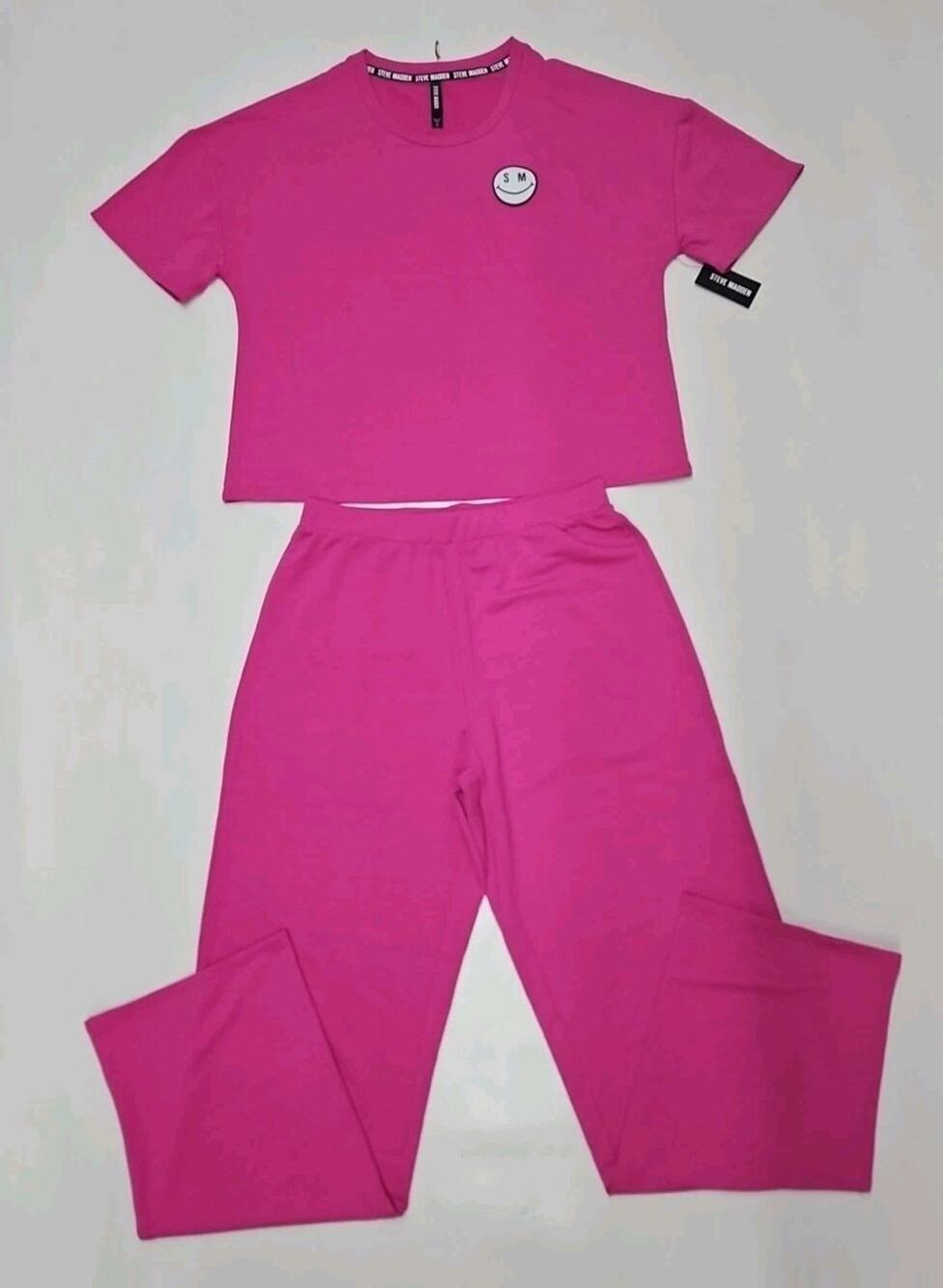 Steve Madden 2 Piece Pajama Set Size Small Color Pink New
